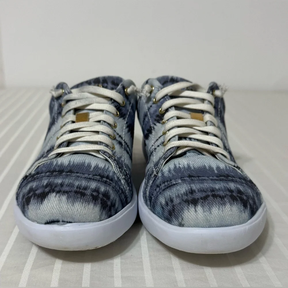 Cole Haan Grand Crosscourt II Canvas Sneaker China Blue Ikat Size 8.5